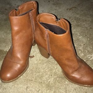 Three inch heeled booties